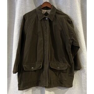 Vintage Faded Glory Chore Jacket LADIES Flannel Lined